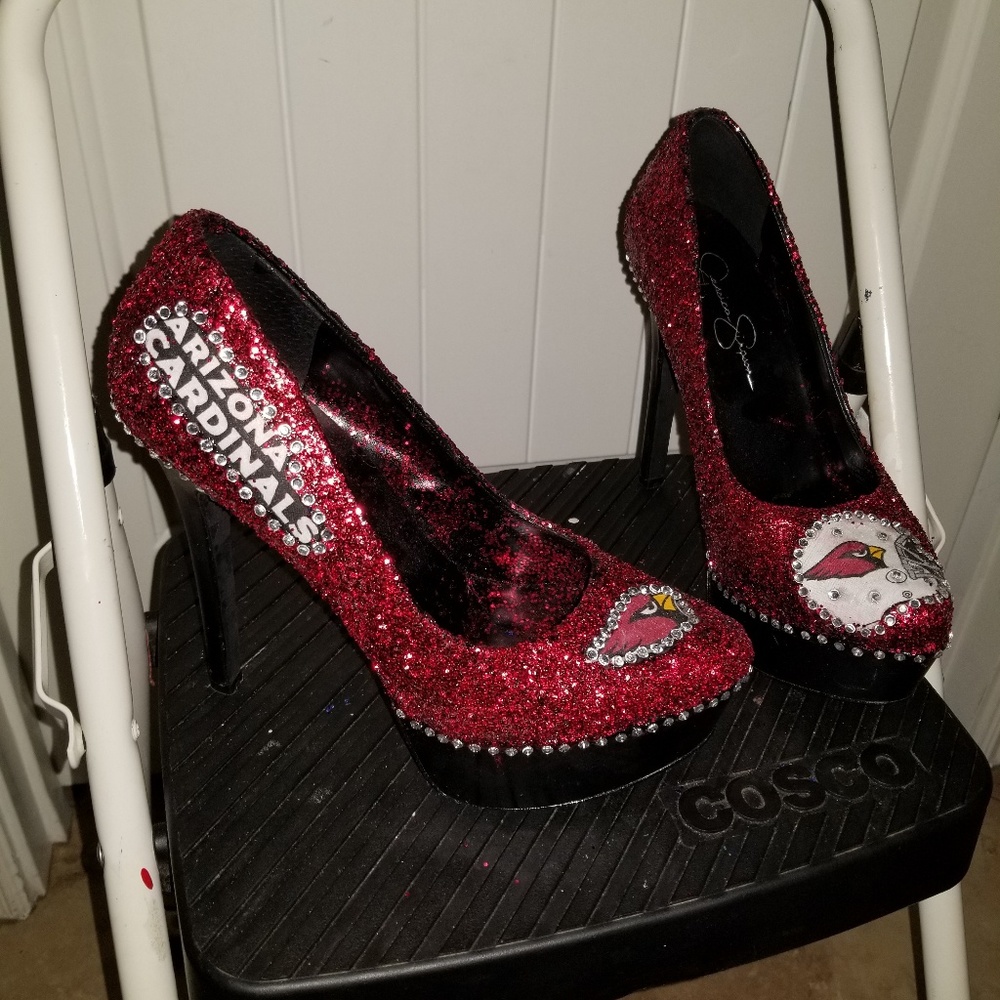 AZ Cardinals custom heels